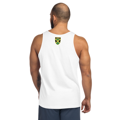 Jamaica Heritage Men's Tank Top (White)