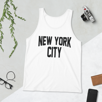 New York City Men's Tank Top (White)