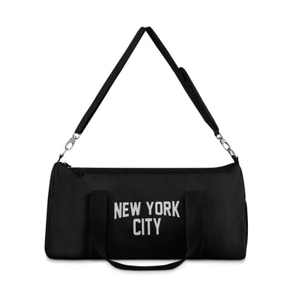 New York City Duffel Gym Bag, (Black) - Chinchilla Choons