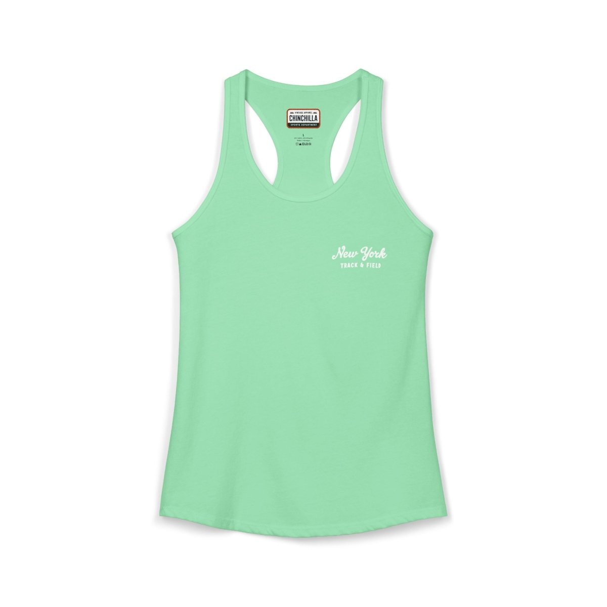 New York Varsity Women's Ideal Racerback Tank Top - Chinchilla Choons
