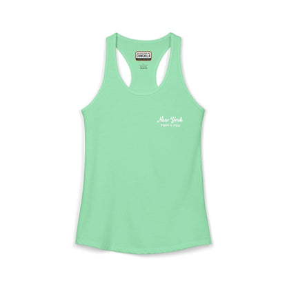 New York Varsity Women's Ideal Racerback Tank Top - Chinchilla Choons