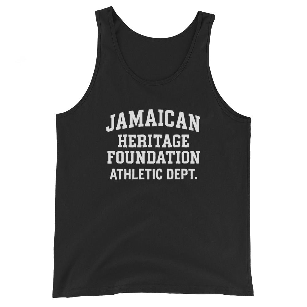 Jamaica Heritage Men's Tank Top (Black) - Chinchilla Choons