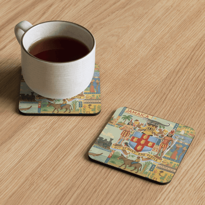 Jamaican Summer Cork-Back Coaster - Chinchilla Choons