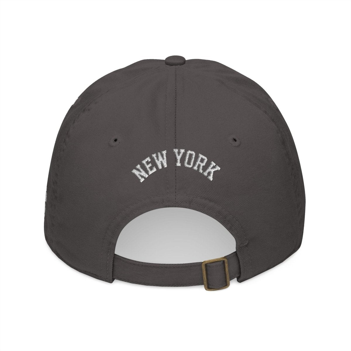 Embroidered 'New York' Patch Dad Baseball Cap - Chinchilla Choons