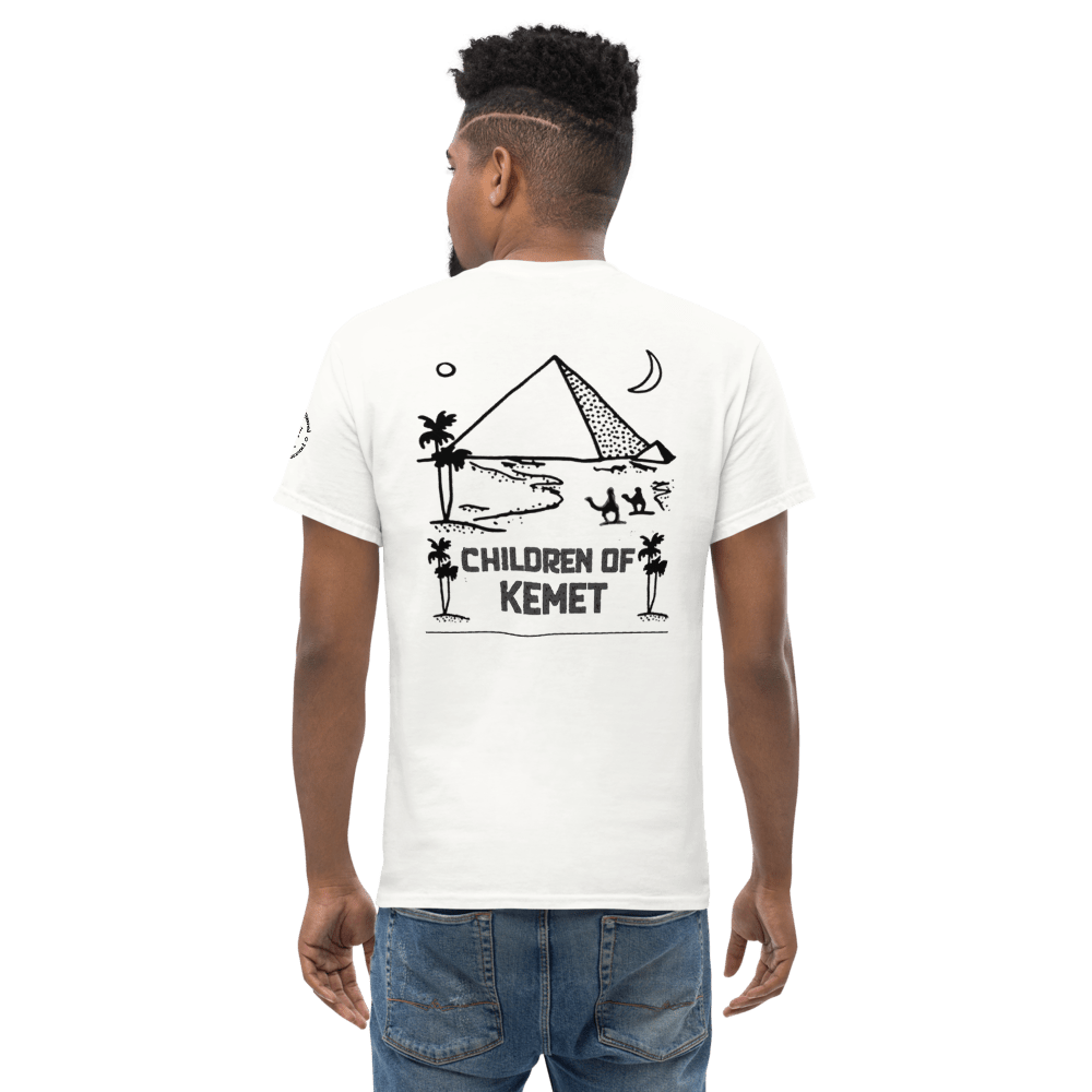 Children Of Kemet Unisex Classic Tee (White & Gold) - Chinchilla Choons