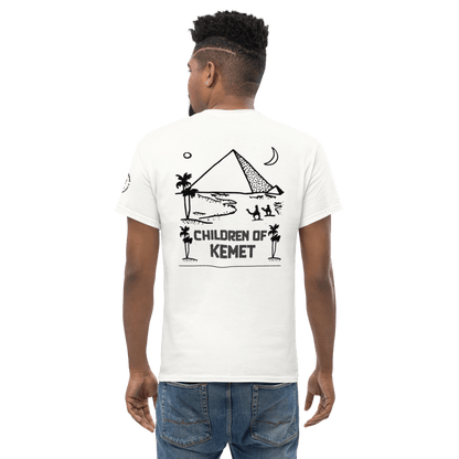 Children Of Kemet Unisex Classic Tee (White & Gold) - Chinchilla Choons
