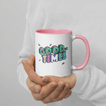 Good Times White Glossy Mug - Chinchilla Choons