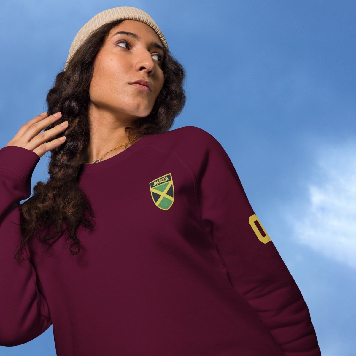 Jamaican Heritage Unisex Organic Sweatshirt - Chinchilla Choons