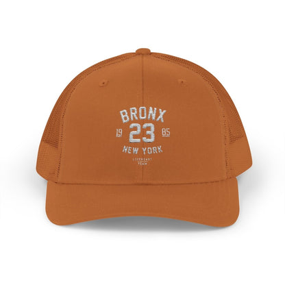 Bronx New York Embroidered Snapback Trucker Cap - Chinchilla Choons