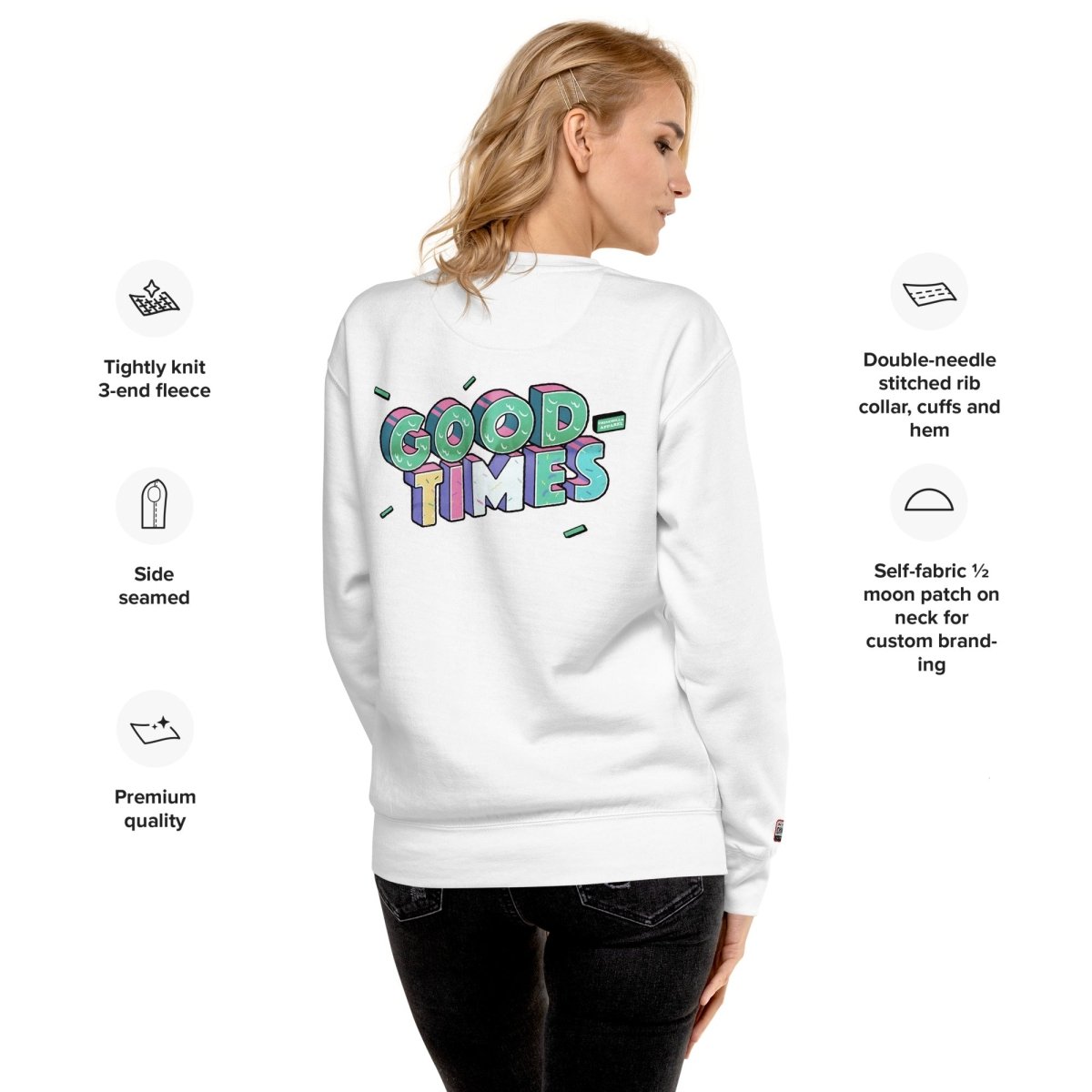 Good Times Unisex Premium Sweatshirt - Chinchilla Choons