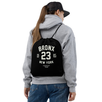 Bronx NY Drawstring Bag - Chinchilla Choons