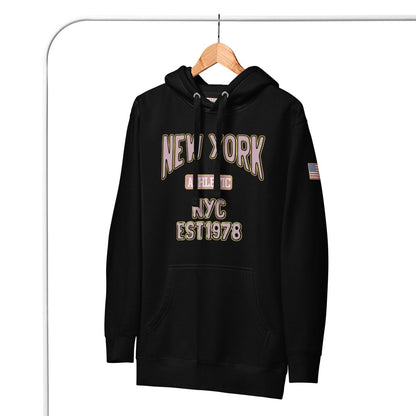 New York Athletic Premium Unisex Hoodie - Chinchilla Choons