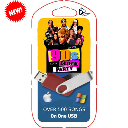 90's Block Party USB - Chinchilla Choons