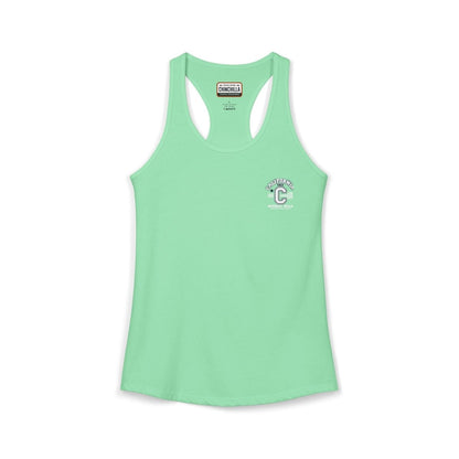 California Varsity Women's Ideal Racerback Tank Top - Chinchilla Choons