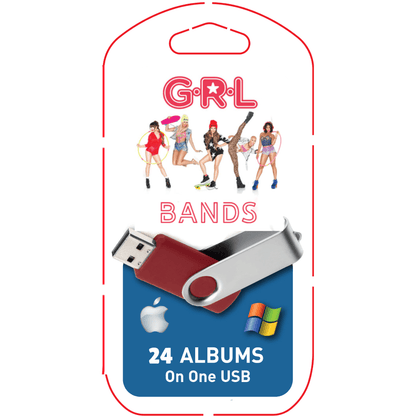 Girl Bands USB - Chinchilla Choons