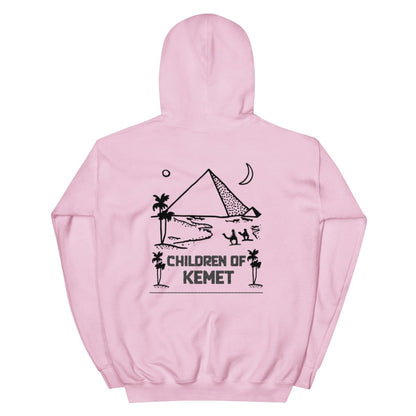 Children Of Kemet Unisex Hoodie (Yellow/Pink) - Chinchilla Choons
