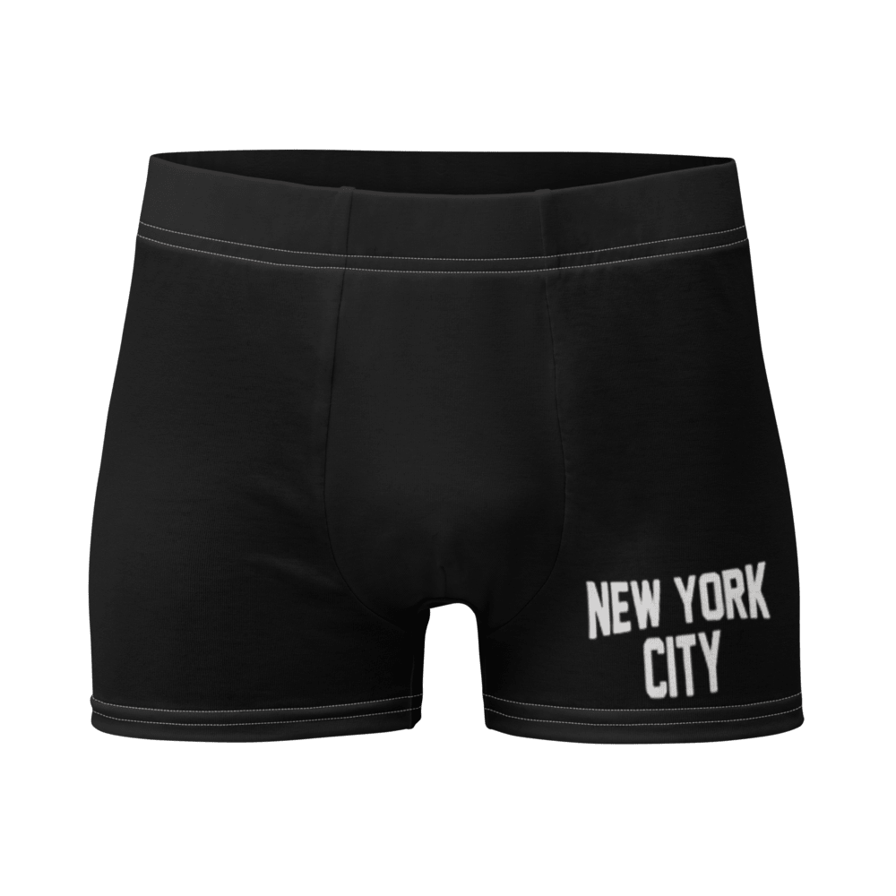 New York City Boxer Briefs (Black) - Chinchilla Choons