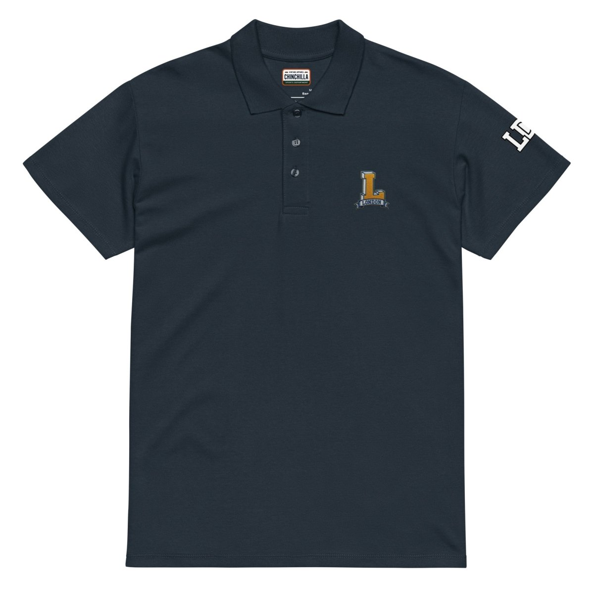 London Varsity Pique Polo Shirt - Chinchilla Choons