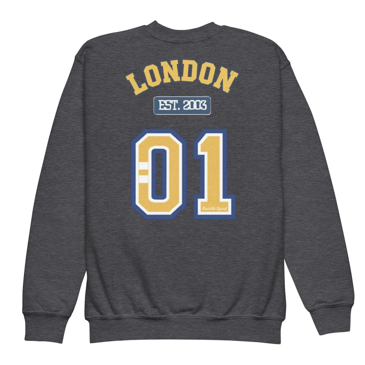 London Varsity Youth Crewneck Sweatshirt - Chinchilla Choons