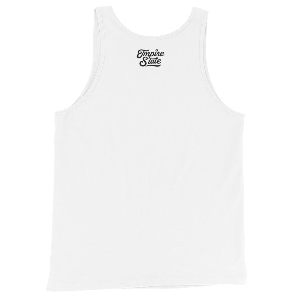 New York City Men's Tank Top (White) - Chinchilla Choons