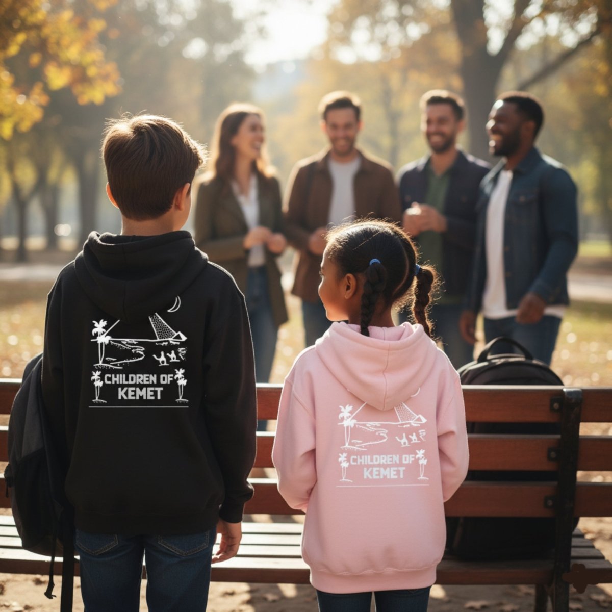Children Of Kemet Youth Heavy Blend Hoodie - Chinchilla Choons