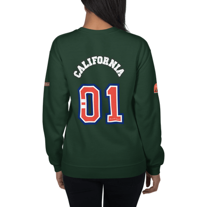 California Varsity Unisex Sweatshirt - Chinchilla Choons