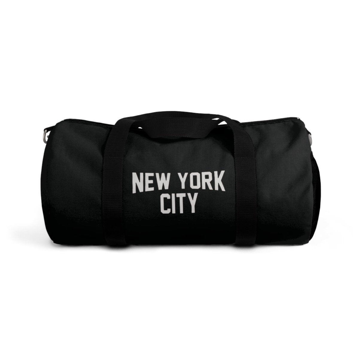 New York City Duffel Gym Bag, (Black) - Chinchilla Choons