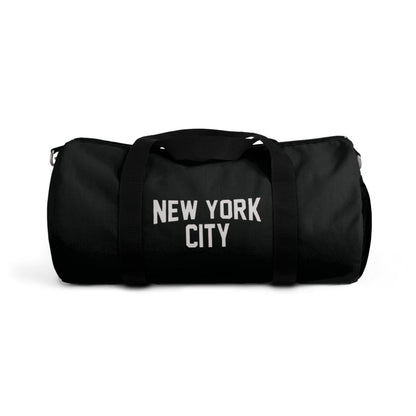 New York City Duffel Gym Bag, (Black) - Chinchilla Choons