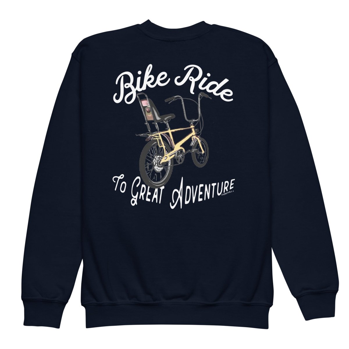 Chopper '75' Youth Crewneck Sweatshirt (Dark Colours) - Chinchilla Choons