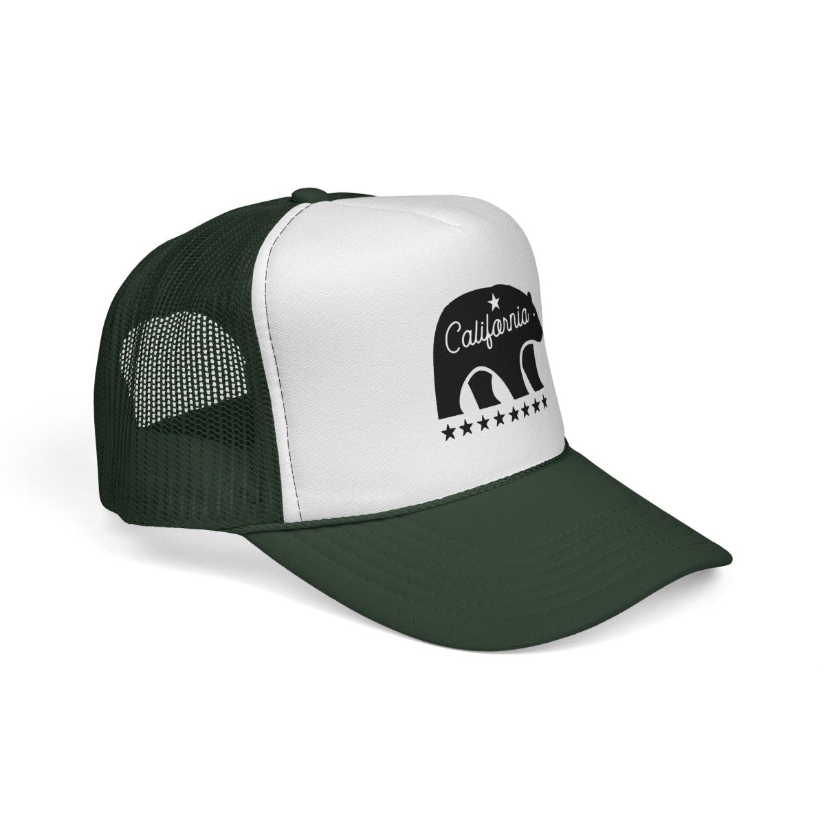 California Mascot Trucker Cap — Vintage State Pride Mesh Hat - Chinchilla Choons