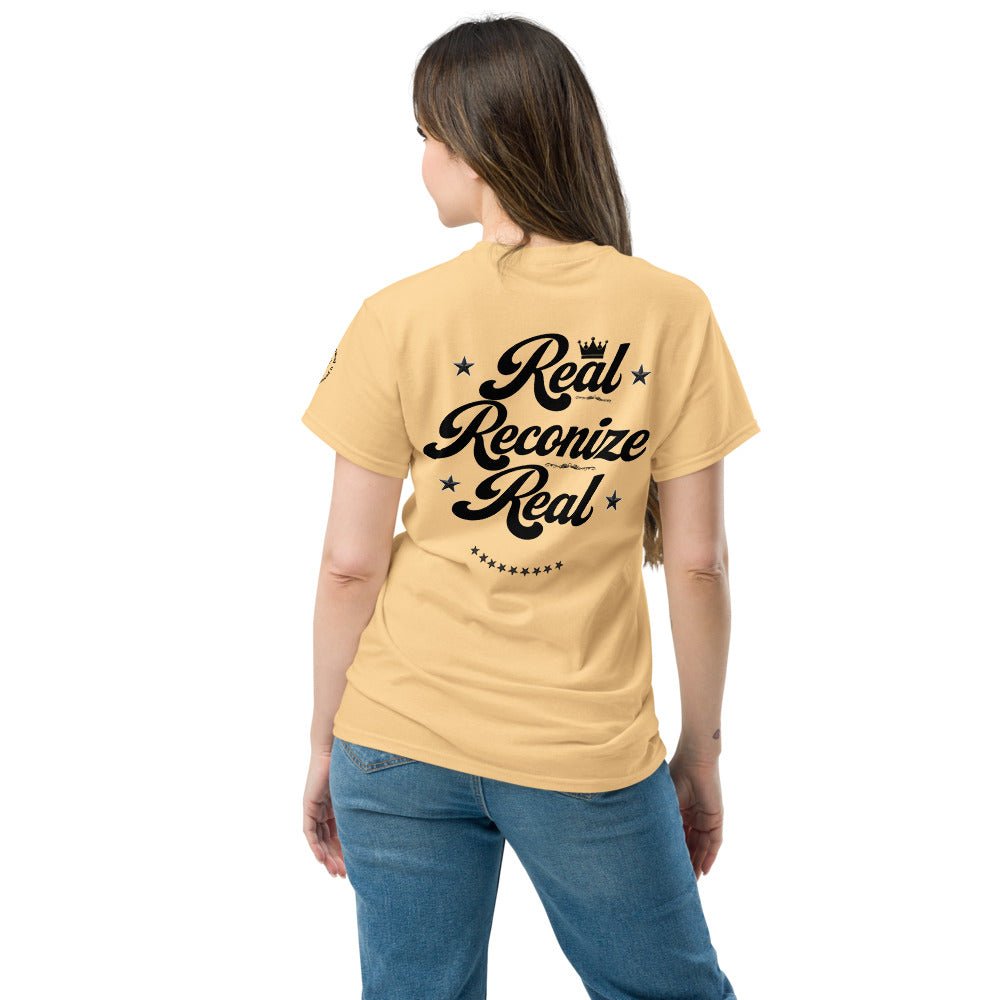 Real Reconize Real Unisex Classic Tee (Light Colours) - Chinchilla Choons