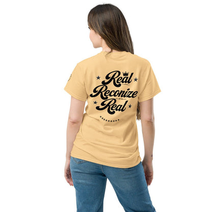 Real Reconize Real Unisex Classic Tee (Light Colours) - Chinchilla Choons