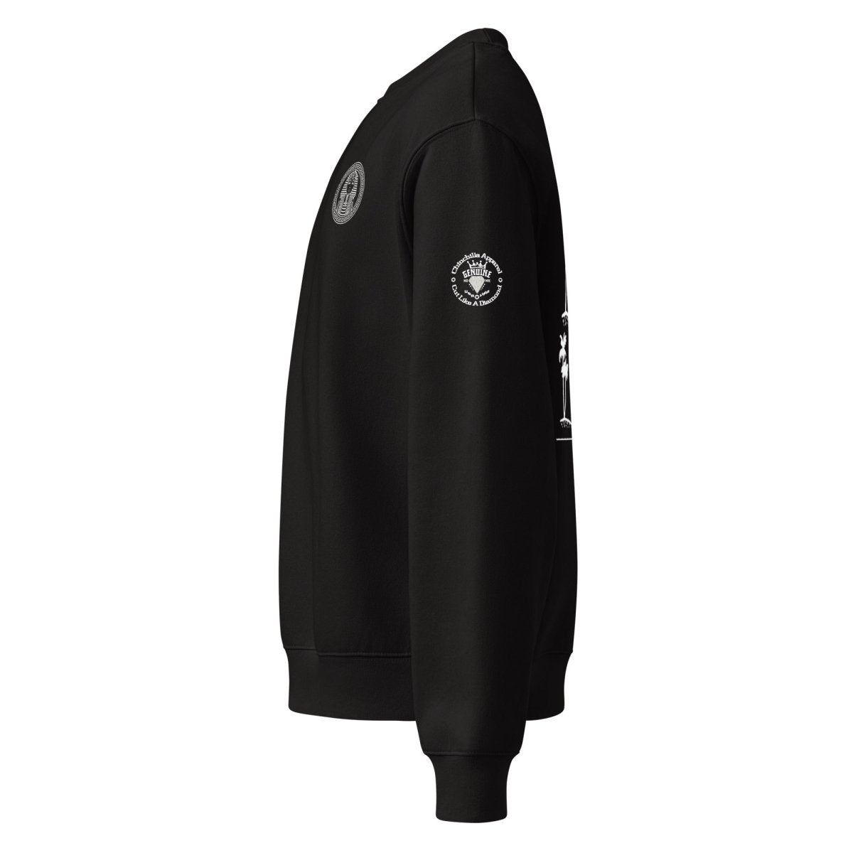 Children Of Kemet Oversized Heavyweight Sweatshirt (Black) - Chinchilla Choons