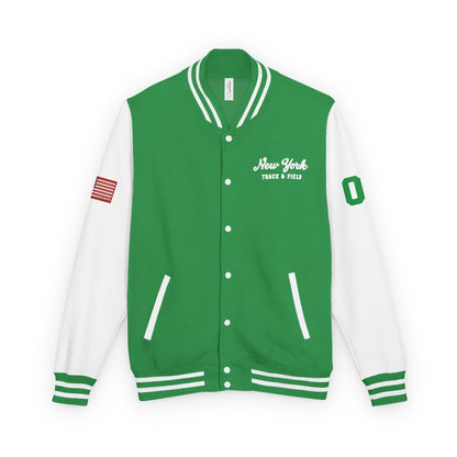 New York City Unisex Heavyweight Letterman Jacket - Chinchilla Choons