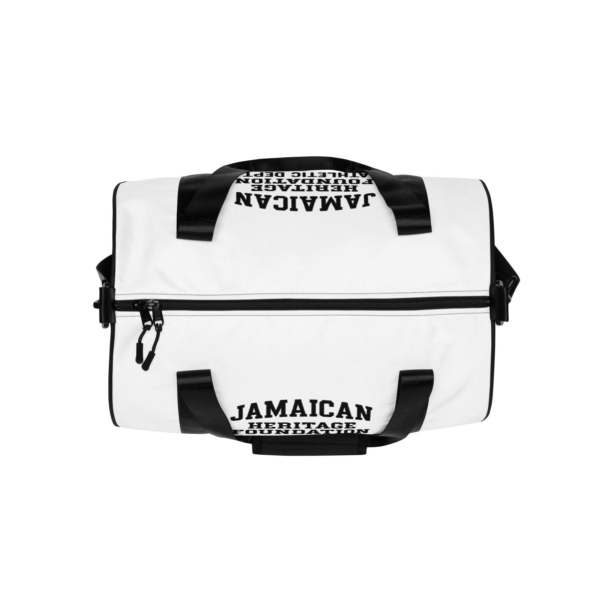 Jamaican Heritage Sporty Duffel Bag (White) - Chinchilla Choons