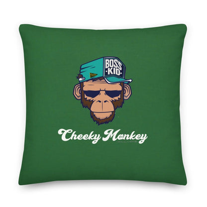 Cheeky Monkey Premium Pillow - Chinchilla Choons