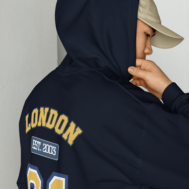 London Varsity Unisex Hoodie - Chinchilla Choons