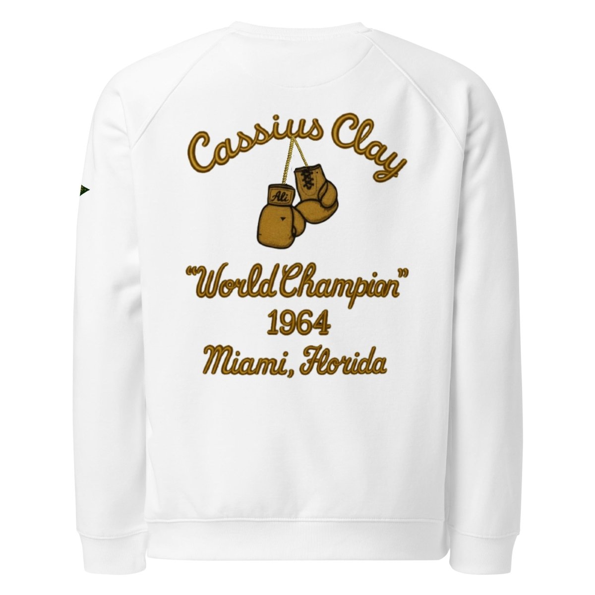 Cassius Clay Unisex Organic Sweatshirt - Chinchilla Choons