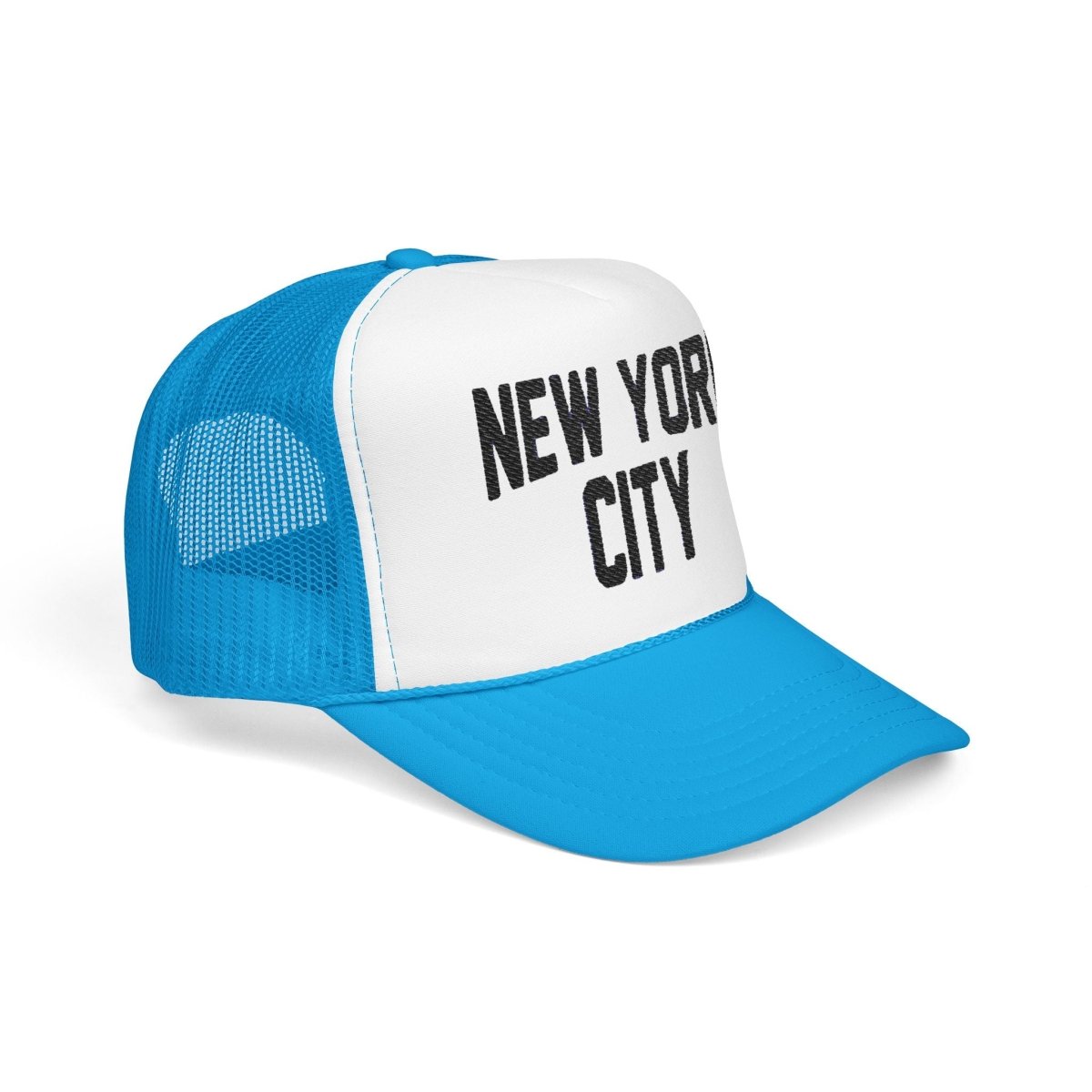 New York City Embroidered Trucker Cap (Unisex) Coloured - Chinchilla Choons