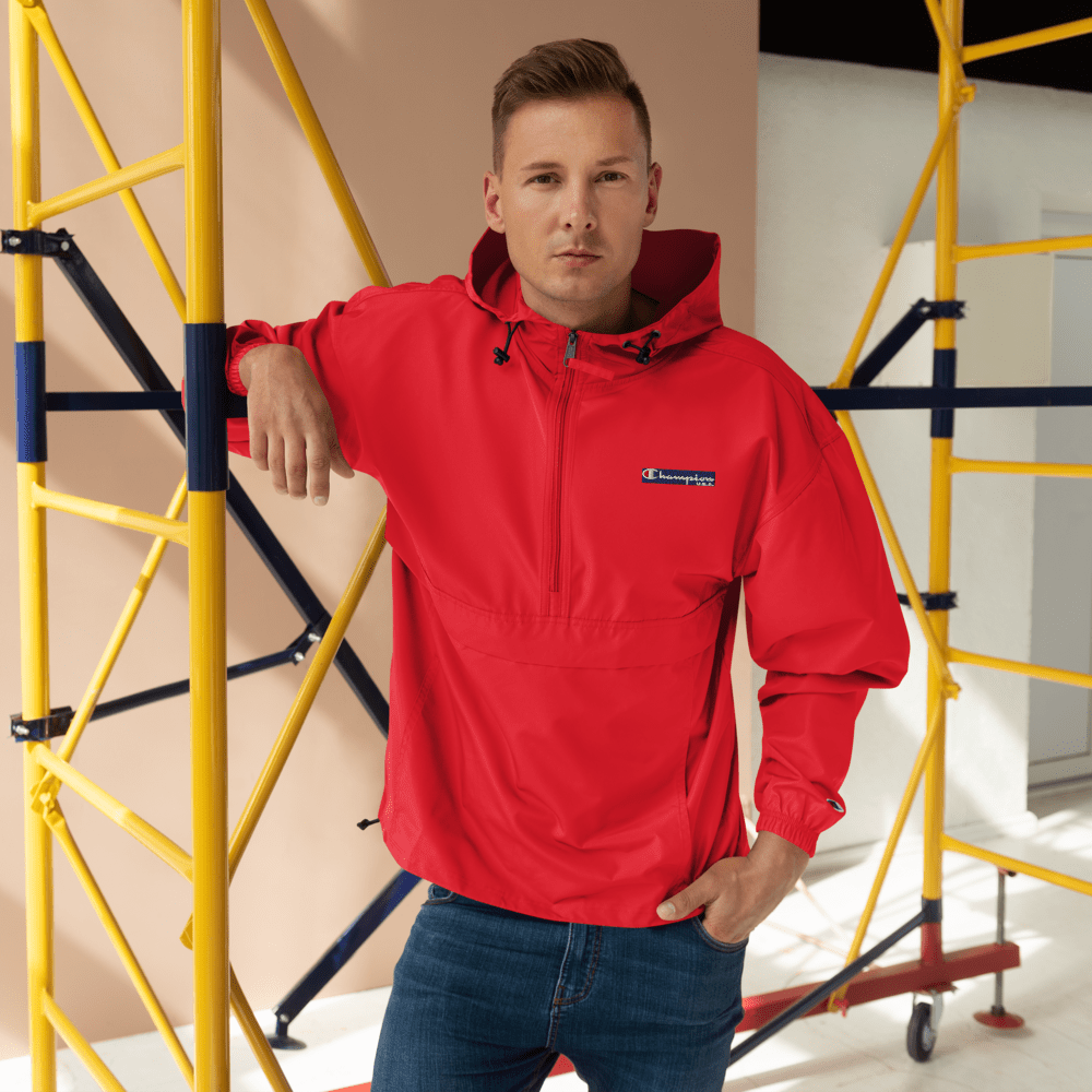 Champion Unisex Packable Anorak Jacket - Chinchilla Choons