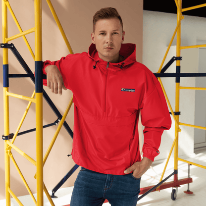 Champion Unisex Packable Anorak Jacket - Chinchilla Choons