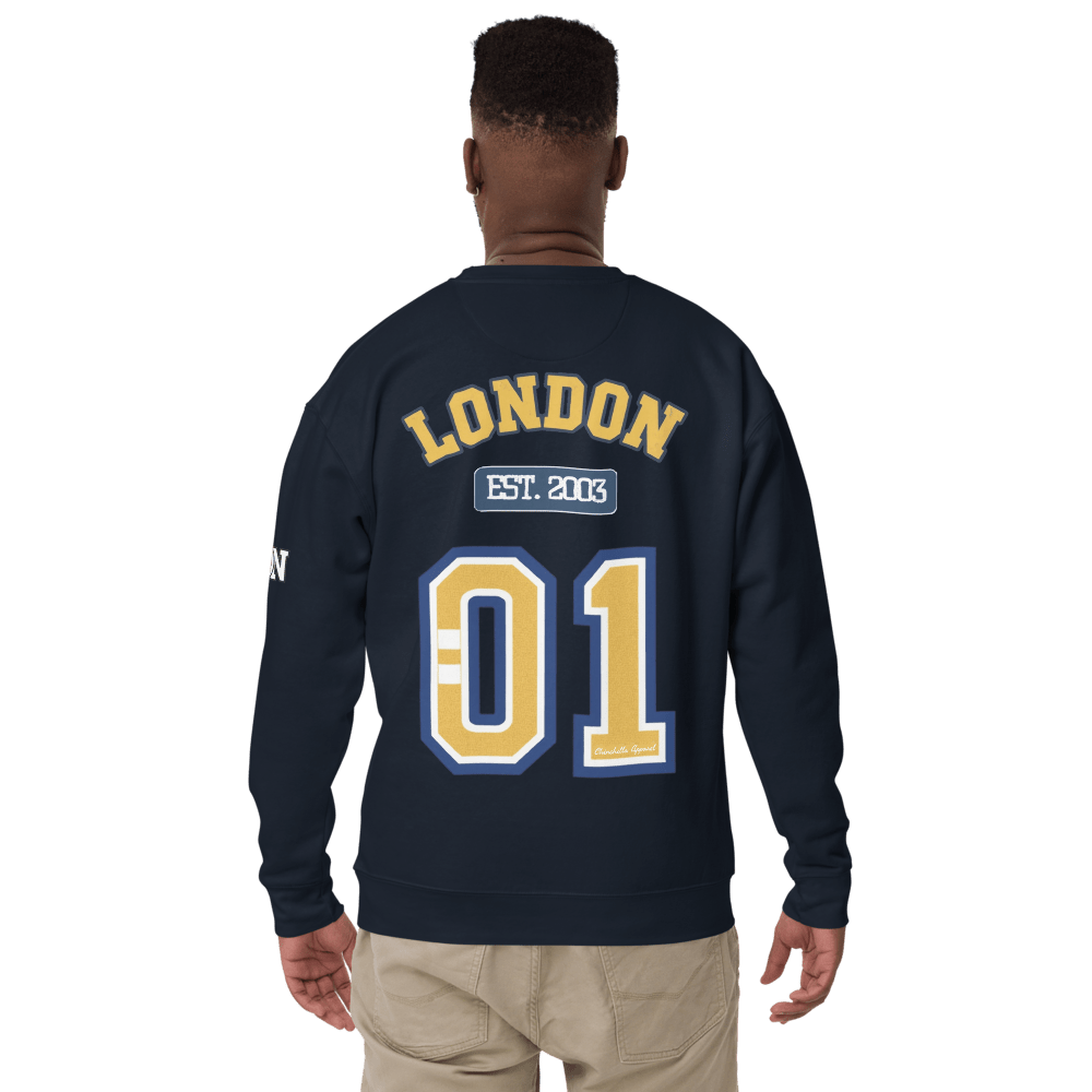 London Varsity Unisex Premium Sweatshirt - Chinchilla Choons