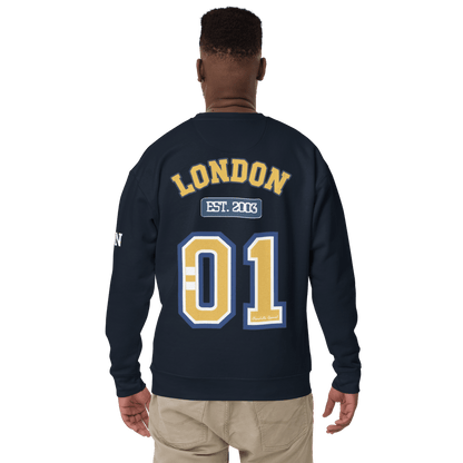 London Varsity Unisex Premium Sweatshirt - Chinchilla Choons