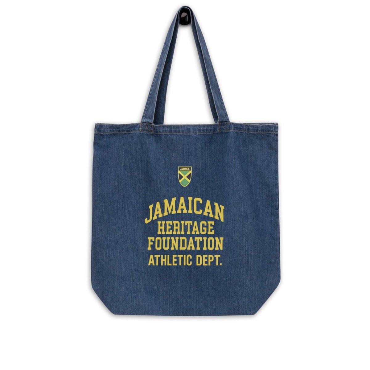 Jamaican Heritage Organic Denim Tote Bag - Chinchilla Choons