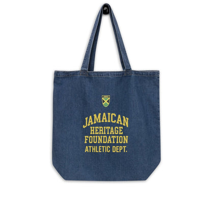 Jamaican Heritage Organic Denim Tote Bag - Chinchilla Choons