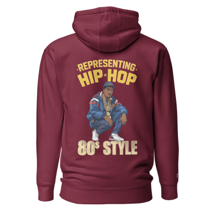 Representing Hip Hop Unisex Hoodie - Chinchilla Choons