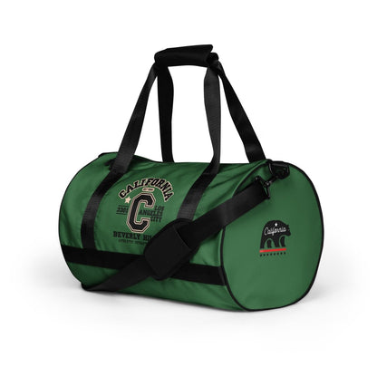 California Varsity Print Gym Bag - Chinchilla Choons