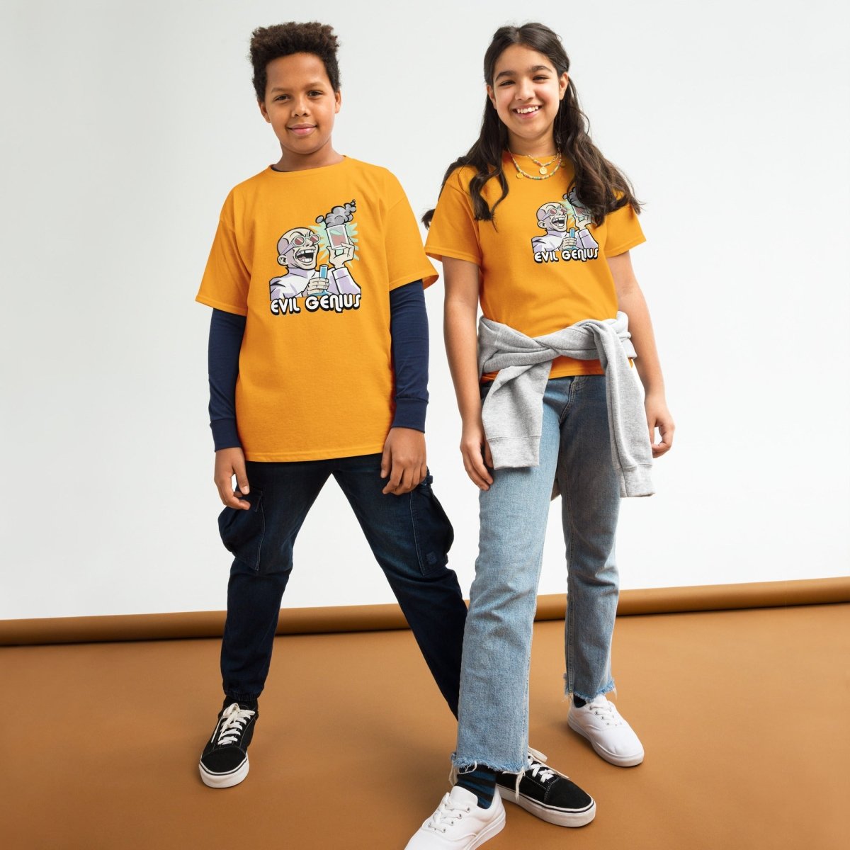 Evil Genius Youth Classic Tee - Chinchilla Choons