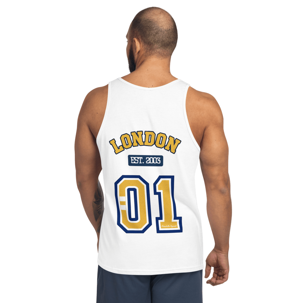 London Varsity Men's Tank Top - Chinchilla Choons