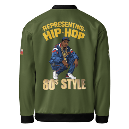 Representing Hip Hop Unisex Bomber Jacket - Chinchilla Choons